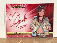 Tsukasa Fujimoto 藤本 つかさ 2021 BBM Woman's Pro Wrestling Insert Autograph #/50 SP