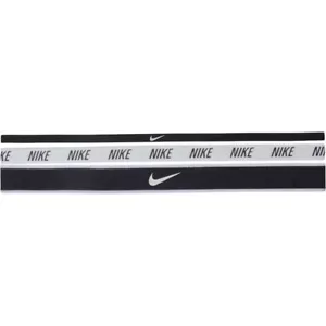 Nike 9318-72 Hairband - Black/White (3 Pack) - Picture 1 of 2
