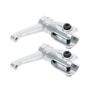 MH Aluminum Main Blade Grip w/ Thrust Bearing - OMP Hobby M2 V1 / V2/ EXP/ EVO - Picture 1 of 3