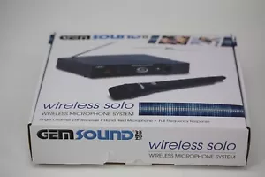 Gemsound Wireless Solo Mic Kit GMW-1 microphone open box - Picture 1 of 13