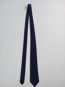 Vtg 1950s 1960s Corsair Skinny Tie Navy Blue - Picture 1 of 7
