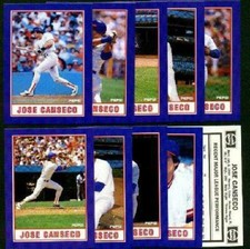 Jose Canseco 1990 Pepsi set of 10