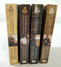 4 Jo Goodman Novels True to the Law, Devil You Know, This Gun for Hire, Renegade