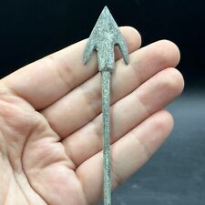 Authentic Ancient Roman Bronze Rare long shot war arrow head