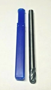 5/16 Schaftfräser NACRO beschichtet 5 Flöte Kugelnase Hartmetall 1/8 Rad rauer Finisher Werkzeug - Bild 1 von 4