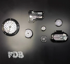 Fit 2007-16 TOURING Generator & Derby & Transmission Top & Side & Solenoid Cover - Picture 1 of 12