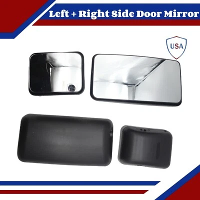 4× For 2008-2020 HINO 145 165 238 258 268 338 7.7L Left + Right Side Door Mirror Foto 1 de 4
