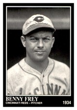 1992 Conlon Collection TSN #381 BENNY FREY Cincinnati Reds ~B4Q