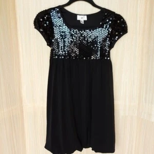 Byer California girls black sequins dress. Size 12 - Picture 1 of 7