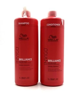 Wella Invigo Brilliance Shampoo & Conditioner/Normal Hair 33.8 oz - Picture 1 of 1