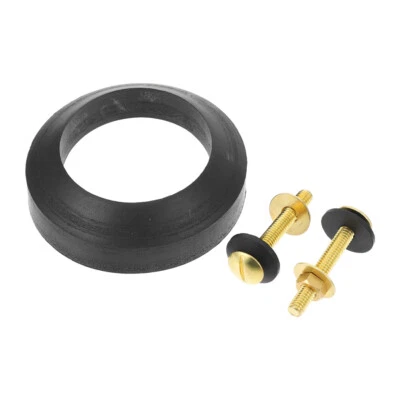  Toilet Cistern Accessory Sealing Ring Bolts Tank Bowl & Gasket Kit Premium - Image 1 of 4