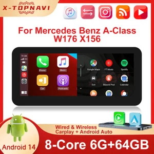 12.3'' Android 14 Apple Carplay DAB+ DSP 4G Display für Mercedes A GLA CLA W176  - Bild 1 von 19