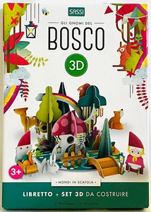EBOND Gli Gnomi Del Bosco 3D Libro Più Set - Sassi Editore 0565 - Foto 1 di 2