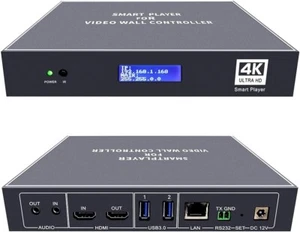Lettore Smart 4K Lettore Segnaletica Digitale Supporto 4K60 Video Immagini Pagine Web... - Foto 1 di 9