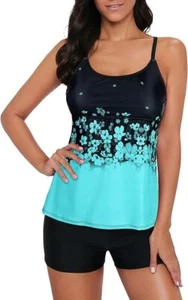 American Trends Tankini Swimsuits Plus Size Tankini Bathing Suits Women Tank XXL - Picture 1 of 13