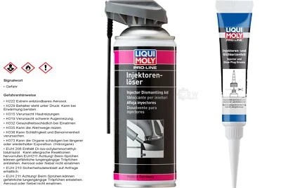 LIQUI MOLY Pro-Line Set Injektorenlöser Injektoren und Glühkerzenfett