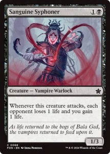 SANGUINE SYPHONER x4 mtg NM-M Fondazioni 4 Comuni - Foto 1 di 1