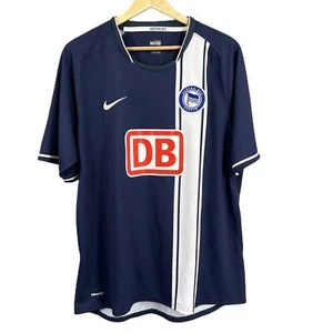 Hertha BSC Jersey Blue Beliner Sports Club FC Futbol Soccer Germany Nike Large - Picture 1 of 8