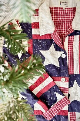 Chaqueta acolchada vintage America Stars & Stripes 🇺🇸 parche mágico años 80 (mediana) Foto 1 de 4