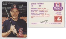 1994 Mother's Cookies California Angels Stadium Giveaway Chris Turner #13