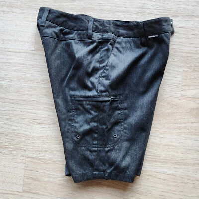 Pantalones Cortos Chinos Icebreaker NZ Lana Merino Algodón Bolsillo con Cremallera Gris Oscuro Para Mujer 28 Foto 1 de 4