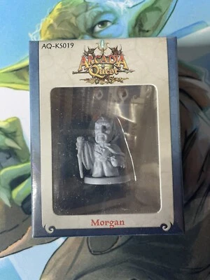 Figura y tarjeta Morgan ARCADIA QUEST, nueva en Shrink exclusivo de Kickstarter Foto 1 de 2
