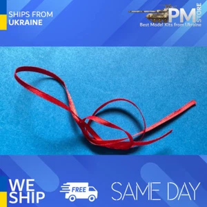 Mf-zone P24 1/24 Seat belts material 3 mm red - Picture 1 of 2