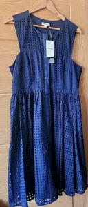Whistles Lattice Broderie Full Dress, Size 16, RRP £150 - Picture 1 of 8