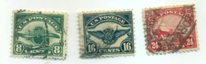 US #C4-6, Used, Scott $75.00 - Picture 1 of 1