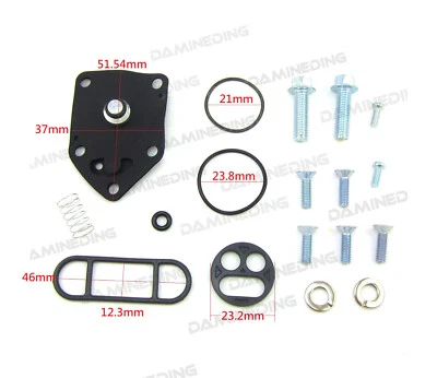 Fuel/Gas Petcock Repair Kit 1992-1998 Seca II 600 XJ600S - Image 1 of 4