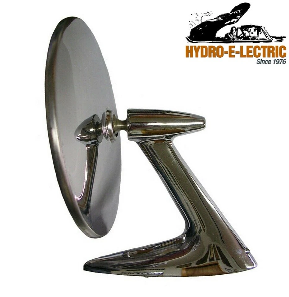 1959 1960 Oldsmobile Exterior Outside Side View Mirror - Chrome NEW - Image 1 of 1