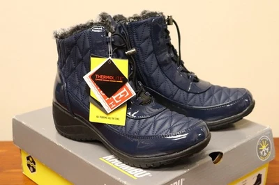 NUEVAS Botas Khombu Molly Impermeables Clasificado Frío Agarre K Azul Marino Mujeres 8.5 AMPLIAS Foto 1 de 4