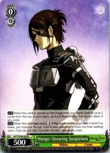 Hange: Growing Suspicions Rare Attack On Titan: Final Season AOT/SX04-029 R casi nuevo - Imagen 1 de 2