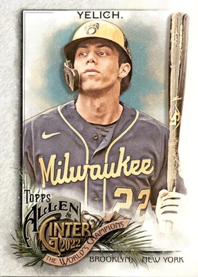 2022 Topps Allen & Ginter #74 Christian Yelich - Image 1 of 2