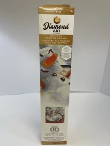 Leisure Arts Diamond Art Painting Snowman Latte Christmas 12 X 12 NIB - Picture 1 of 5