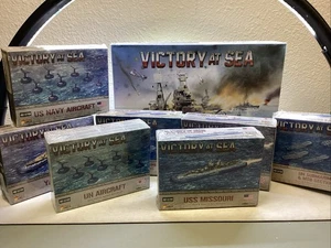 VICTORY AT SEA battle for the pacific with 7 extra expansion model kits ng791 - Picture 1 of 13