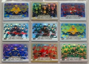 2022-23 Upper Deck Series 1 Defense Mechanism 10 cards lot, 2x Gold, 8x Silver - Picture 1 of 2