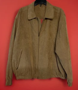 Bally's Casino Jacket Soft Shell Fleece Lined, Adult Sz XXL Camel - Picture 1 of 9