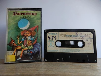 BURATTINO RUSSISCHE GESCHICHTE MÄRCHEN KASSETTE MC 1976 DDR VEB LITERA 065 227 - Bild 1 von 4