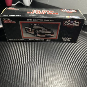 Vintage #3 Dale Earnhardt GM Goodwrench 1994 Lumina Black Window Coin Bank #9536 - Picture 1 of 5