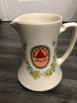 Bass & Co Beer Jug Water Jug Pub Bar Collectable - Image 1 of 4