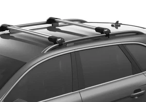 Thule WingBar Edge 9584 Set Gr. S/M Alu Dachquerträger 79/87cm Dachreling Auto - Picture 1 of 7