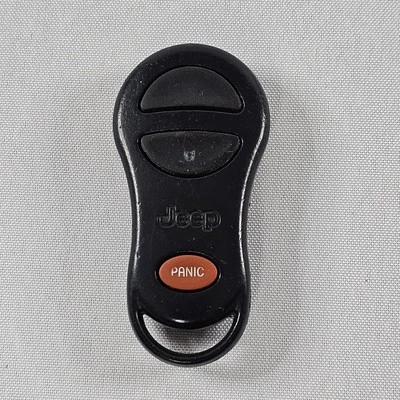 1999-2004 Jeep Grand Cherokee OEM Keyless Entry Remote FOB 3 Button Black READ⬇ - Image 1 of 4