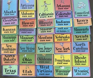 Vintage Highlights Which Way USA Maps Lot of 37 - Bild 1 von 16