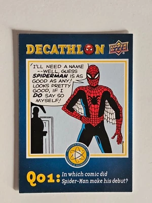 Tarjetas de decatlón 2017 Upper Deck Spider-Man Homecoming SD1-24, U-PICK Foto 1 de 4