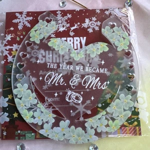 Christmas Ornaments “The Year We Became Mr & Mrs”. You Fill In Your Own Date!! - Picture 1 of 1