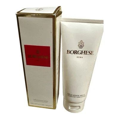 Crema de manos restauradora Borghese Roma Splendide Mani ~ 3,4 oz / 96 g ~ Nueva en caja Foto 1 de 2