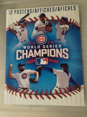 NEW Chicago Cubs 2016 World Series Champs  Book 12 Posters auth MLB ~ FREE SHIP - Image 1 of 4