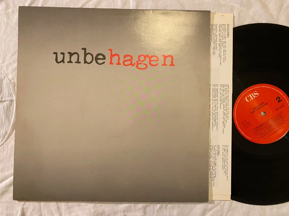 Nina Hagen Band – Unbehagen 1983 GERMAN EX/NM ORIGINAL PRESS VINYL LP Foto 1 de 1