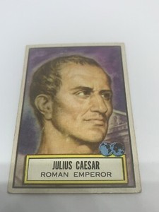 1952 Topps Look 'n See - #84 "Julius Caesar"